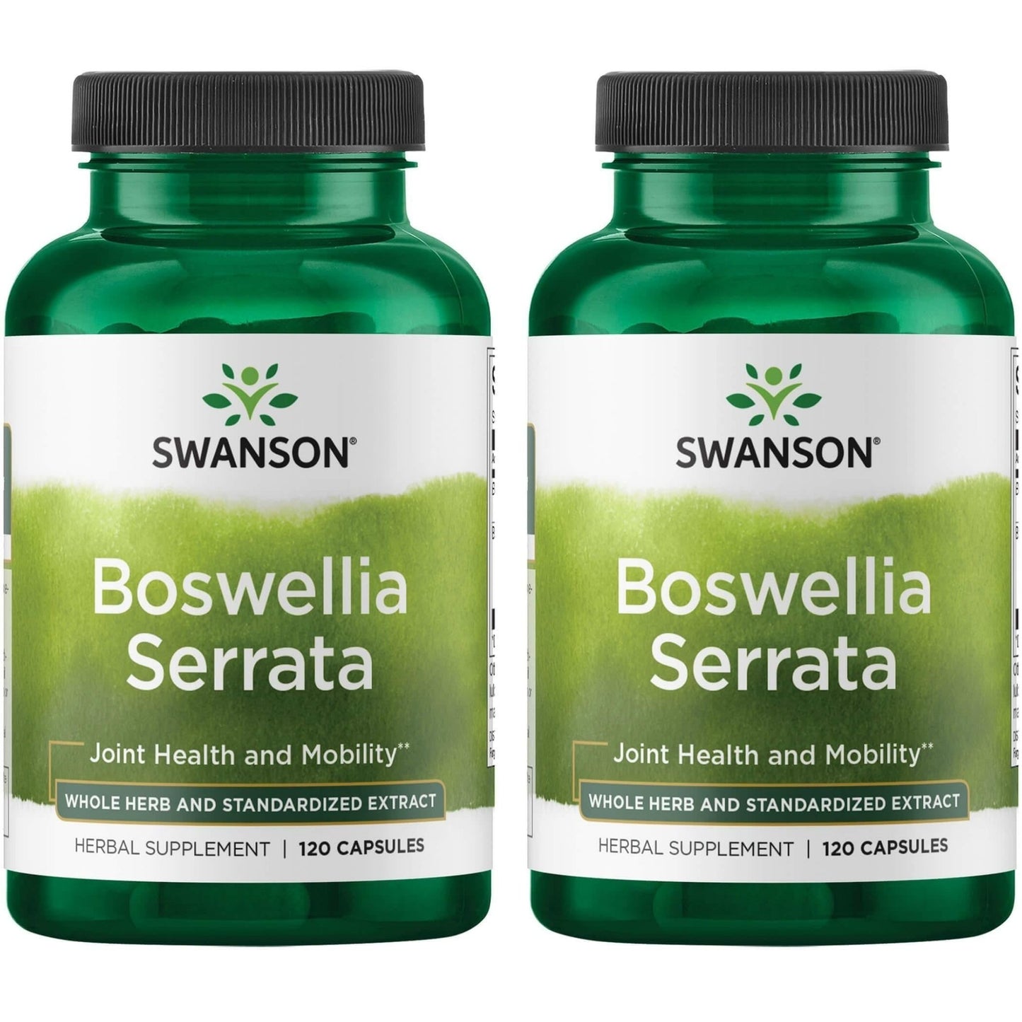 Swanson Boswellia Serrata - Whole Herb & Standardized Extract 120 Caps (2 Pack) - dailyvitalstore