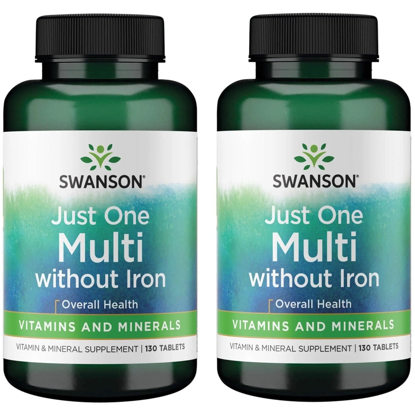 Swanson Century Formula Multivitamin Without Iron 130 Tabs (2 Pack) - dailyvitalstore