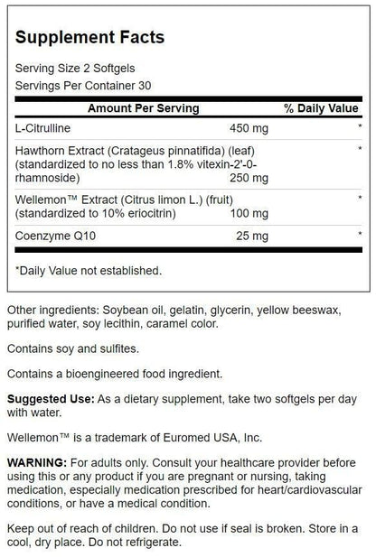 Swanson Healthy Blood Flow 60 SGELS - dailyvitalstore