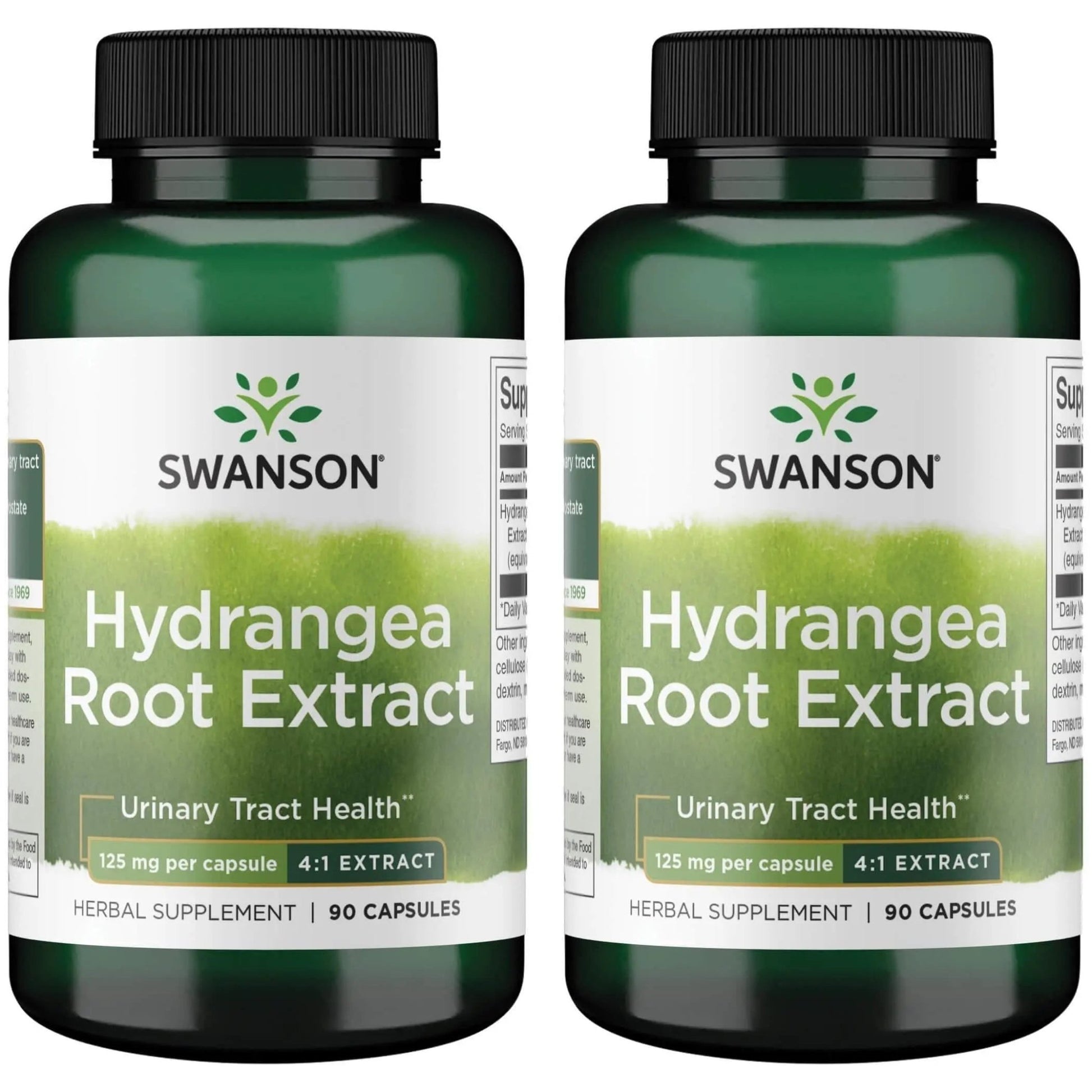 Swanson Hydrangea Root Extract - Herbal Supplement Promoting Traditional Urinary Tract Health - May Support Prostate Health for Men - (90 Capsules) (2 Pack) - dailyvitalstore