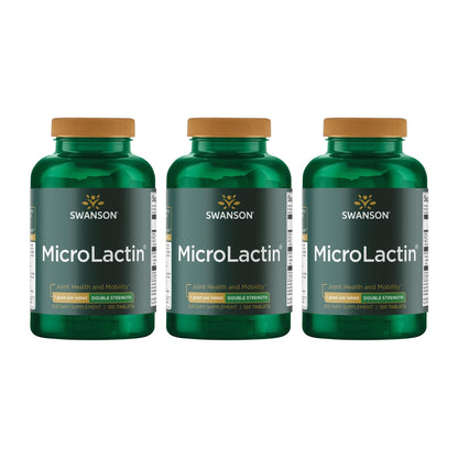 Swanson Microlactin Double Strength 1000 Milligrams 120 Tabs (3 Pack) - dailyvitalstore