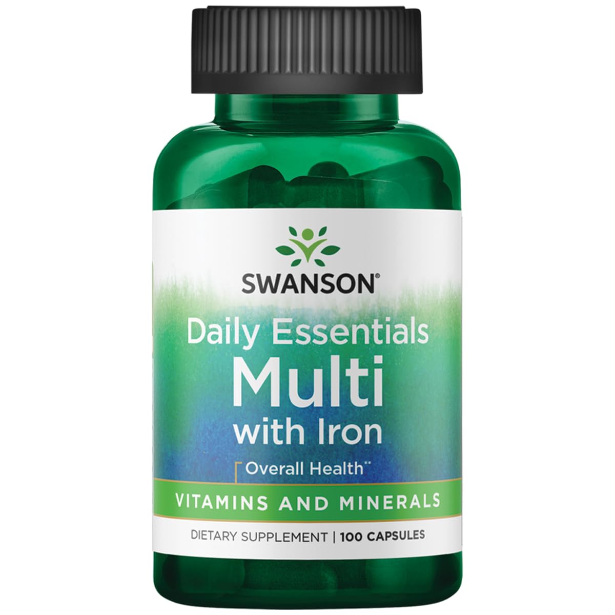 Swanson Multi and Mineral Daily Men's Women's Multivitamin Multimineral Health Supplement 100 Capsules (Caps) - dailyvitalstore