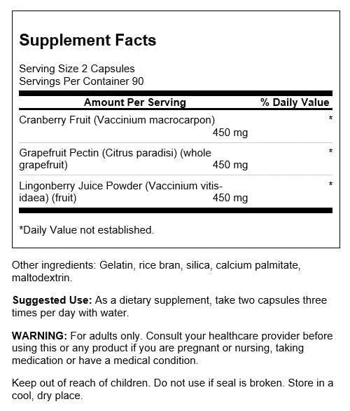 Swanson Urinary Health Complex Triple Herbal Protection Urinary Bladder Health Support 180 Capsules - dailyvitalstore