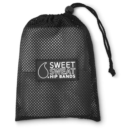 Sweet Sweat Hip Bands with 3 Levels of Resistance | Non-Slip Fabric Booty Bands for Squats & Lunges | Includes Free Mesh Carrying Bag - dailyvitalstore