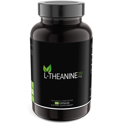 SYMNUTRITION L-Theanine 200mg — 150 Count (V-Capsules) / 150 Servings Manufactured in a cGMP-Registered Facility in USA; Non-GMO, Vegan & Gluten Free - dailyvitalstore