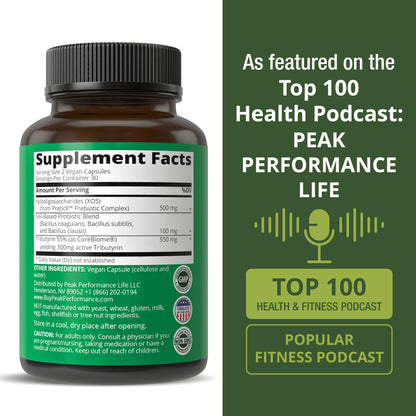 Synbiotic = Prebiotic + Probiotic + Postbiotic 3-in-1 Supplement with Clinically Tested Ingredients - Pre and Probiotics Plus Important Tributyrin CoreBiome for Gut - dailyvitalstore