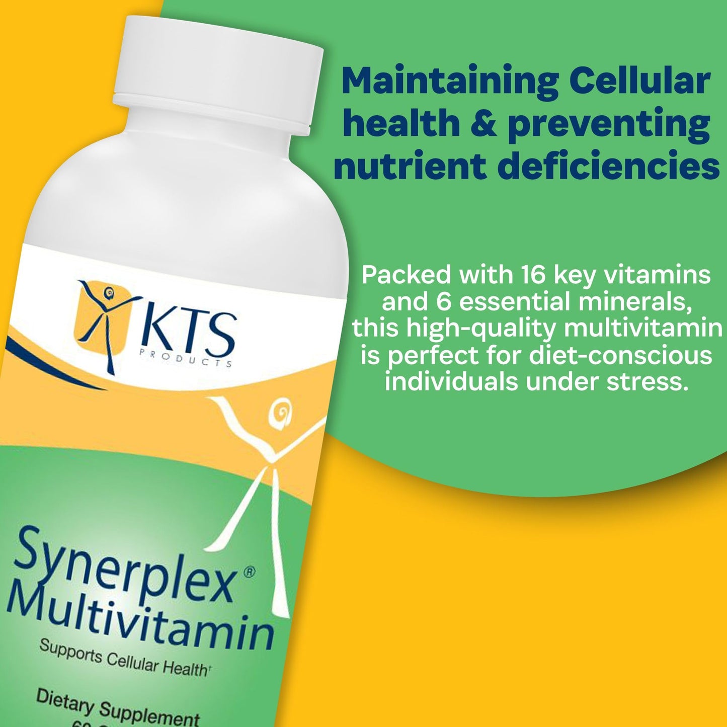 Synerplex Multivitamin - Complete Nutrition Every Day - Energy Support and Immunity Booster - 60 Capsules - dailyvitalstore
