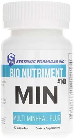 Systemic Formulas MIN Multi Mineral Plus - 60 Capsules (Pack of 2) Comprehensive Mineral Support for Wellness - Balanced Blend, Essential Nutrients - dailyvitalstore