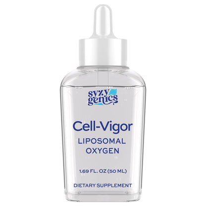 SYZY GENICS Liquid Oxygen Drops – 13-in-1 Oxygen Boost Liposomal Formula with CoQ10, B Vitamins, Ginseng, Glutathione & Resveratrol – High Absorption Energy & Immune Support – 1.69 fl oz - dailyvitalstore