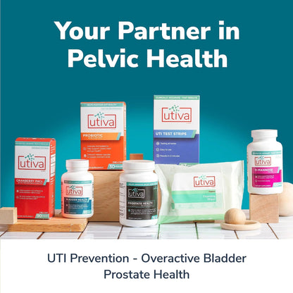 Szio+ Utiva Bladder Health - Control Supplement for Overactive Bladder and Lower Urinary Tract Health - Clinically Proven to Reduce Frequency and Urgency - 60 Capsules - dailyvitalstore