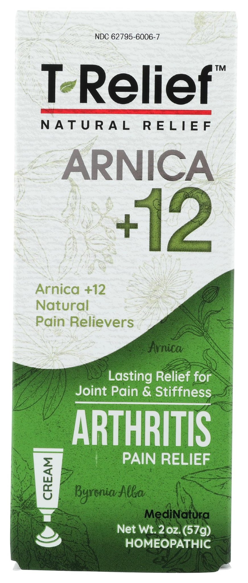T-Relief Extra Strength Arthritis Cream Arnica +12 Pain Relieving Natural Medicines Help Soothe Soreness Stiffness Aches & Pains in Joints Naturally - 3 oz - dailyvitalstore