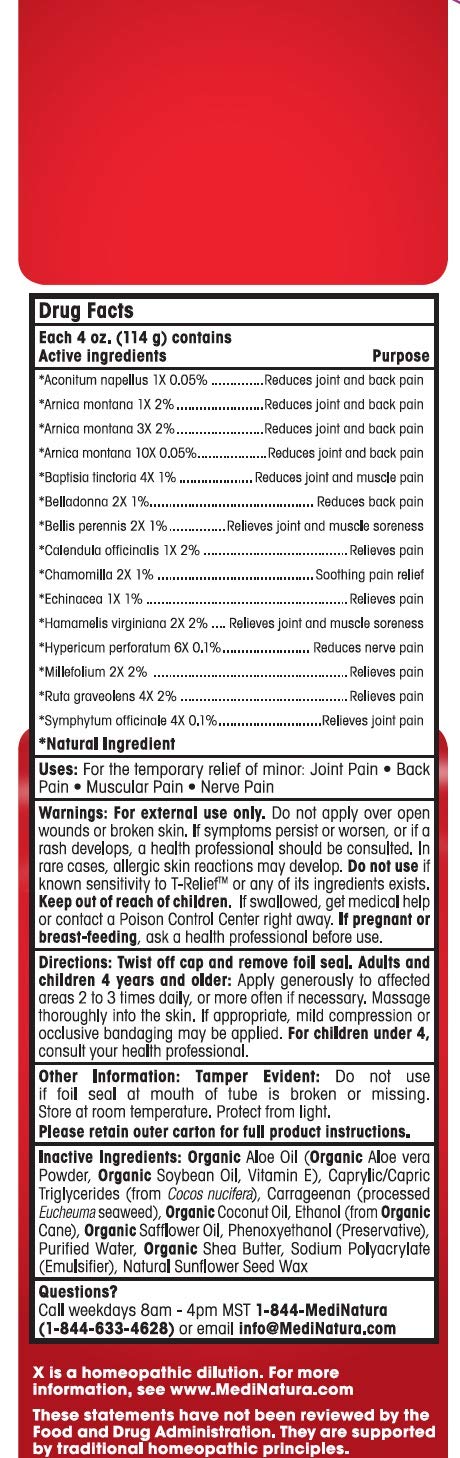 T-Relief Pain Relief cream,[114g] 4 oz - dailyvitalstore