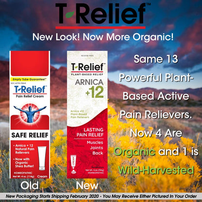 T-Relief Pain Relief cream,[114g] 4 oz - dailyvitalstore