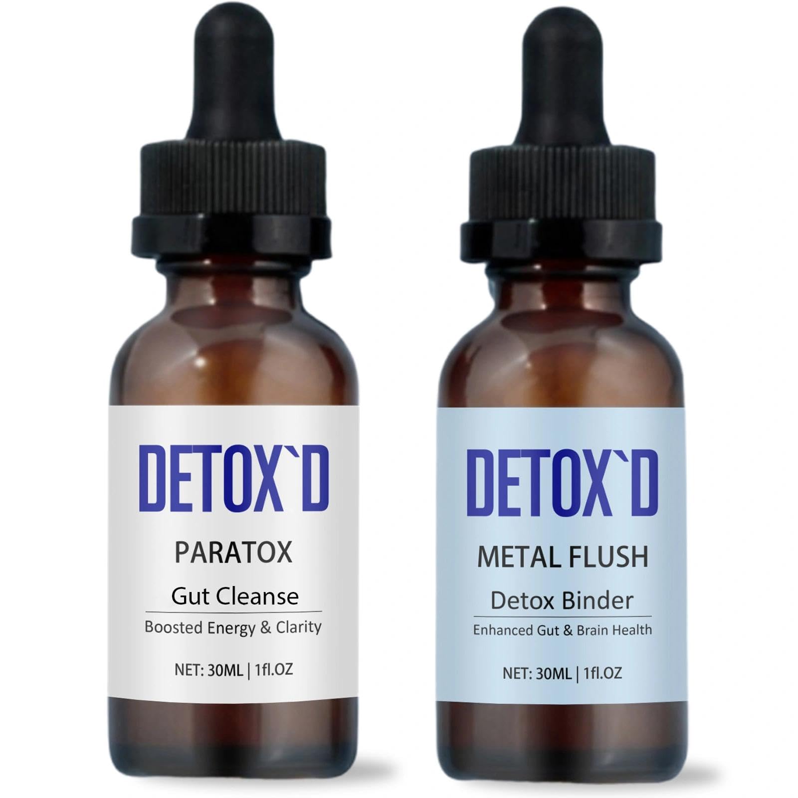 TakTuqa Detox’d Paratox Gut Cleanse & Detox - Herbal Liquid Drops with Black Walnut, Wormwood, Clove & Oregano for Digestive Balance, Energy Boost & Immune Support(1pc) - dailyvitalstore