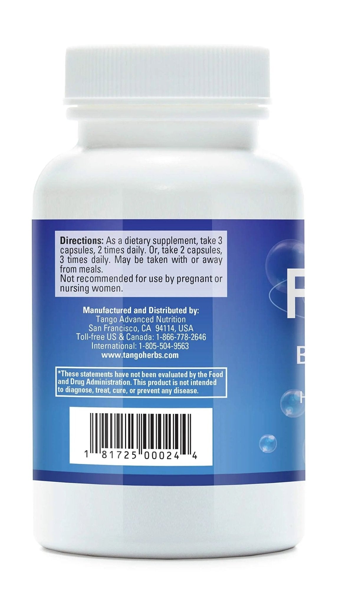 Tango FloControl Natural Bladder Support Supplement Promotes Healthy Bladder Control and Comfort (180 Vegetarian Capsules) - dailyvitalstore