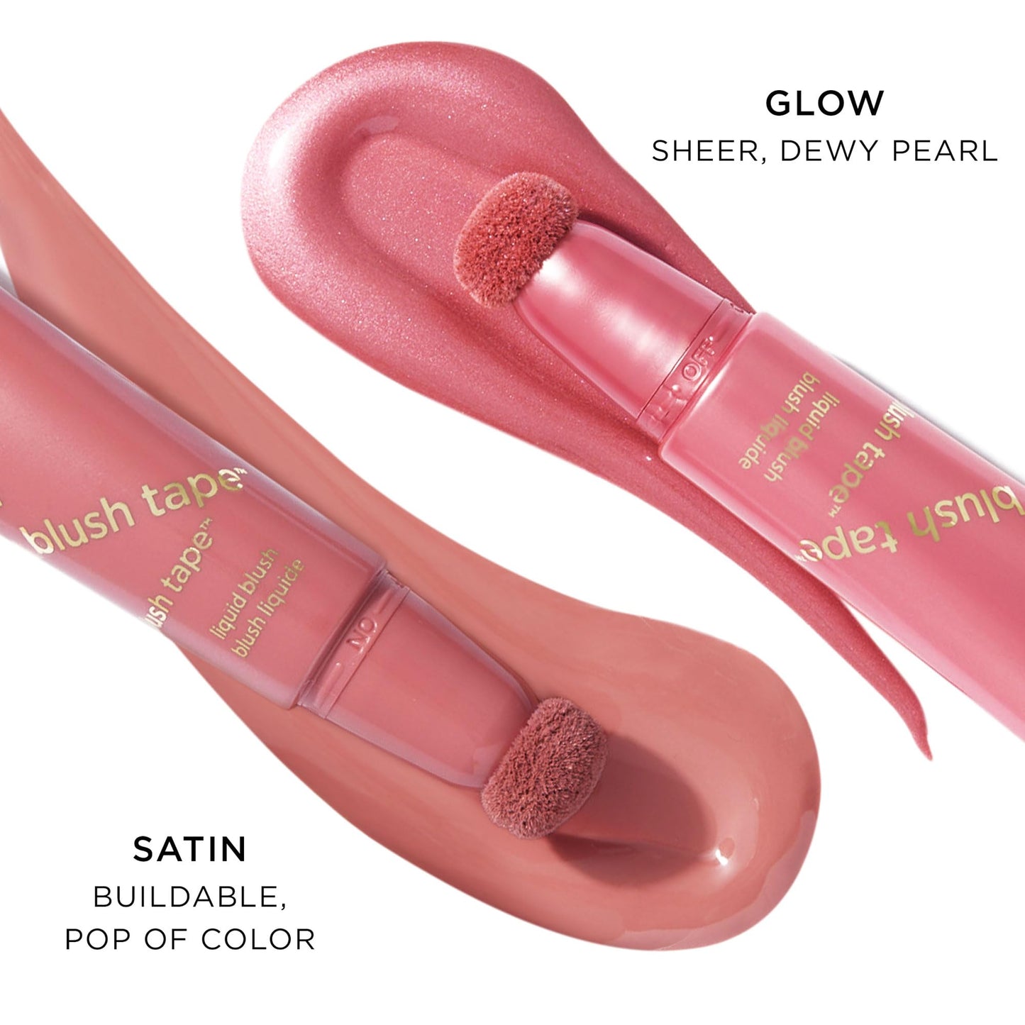 tarte blush tape liquid blush – Buildable Cream Cheek Makeup, Lightweight Formula, Blurs appearance for Radiant Glow, Vegan & Cruelty-Free, full size, rose - dailyvitalstore