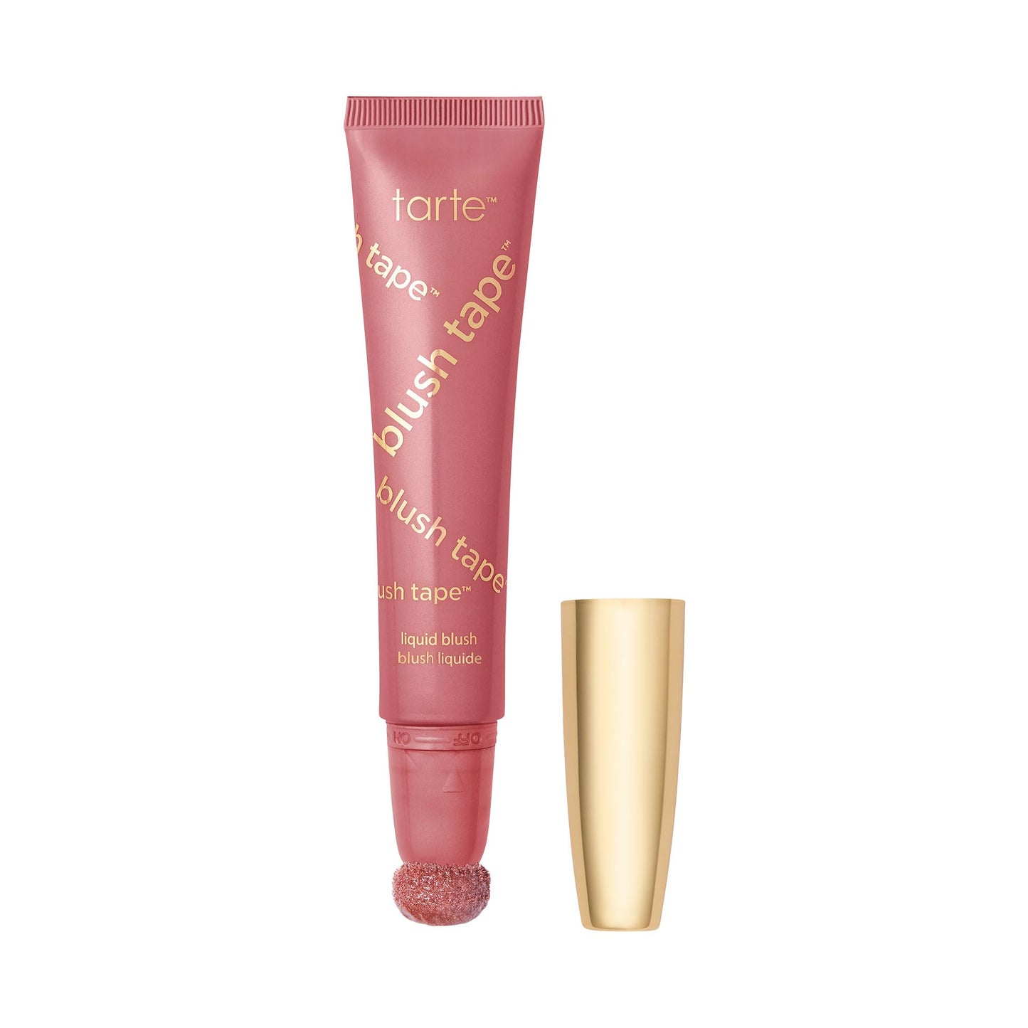 tarte blush tape liquid blush – Buildable Cream Cheek Makeup, Lightweight Formula, Blurs appearance for Radiant Glow, Vegan & Cruelty-Free, full size, rose - dailyvitalstore