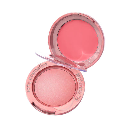 tarte macaron blush & glow duo - Multi-Use Longwear Makeup with Peptides, Cream & Powder Blush Duo with Blend Bar for a Buildable Bright Lifted Look, Vegan & Cruelty-Free, full size, honey blossom - dailyvitalstore