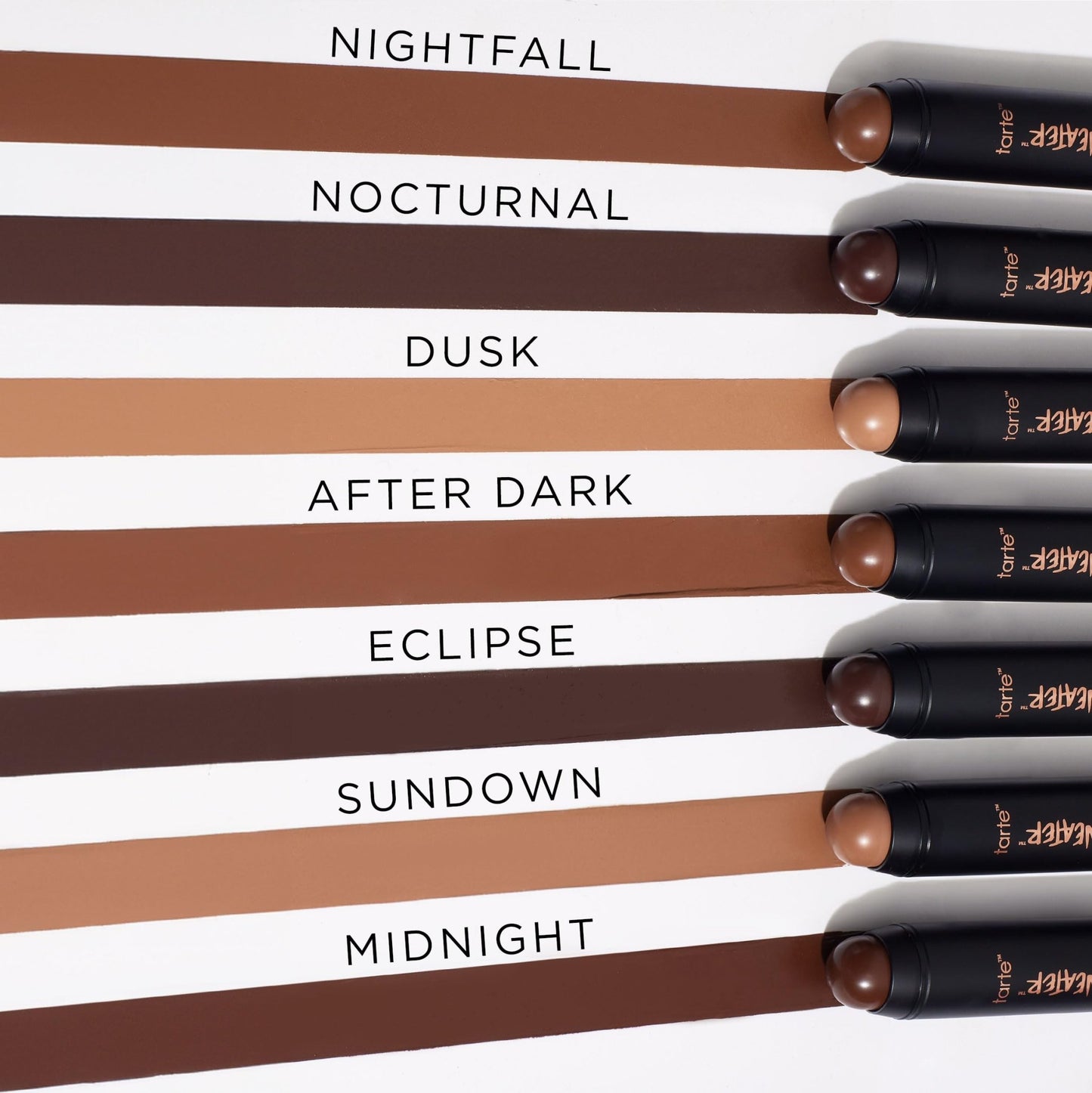 tarte maneater silk stick bronzer – Buildable Lightweight Cream Bronzer, Natural Matte Finish, Vegan & Cruelty-Free, full size, dusk - dailyvitalstore