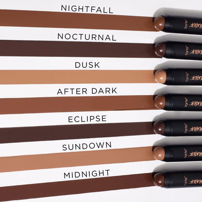tarte maneater silk stick bronzer – Buildable Lightweight Cream Bronzer, Natural Matte Finish, Vegan & Cruelty-Free, full size, dusk - dailyvitalstore
