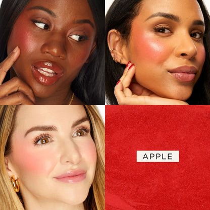 tarte maracuja juicy blush – Longwear pH-Powered Cheek Stain with Hyaluronic Acid, Vitamin E for Hydrating, Buildable Radiant Color, Lightweight, Vegan & Cruelty-Free, full size, apple - dailyvitalstore