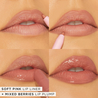 tarte maracuja juicy lip liner – Creamy, Matte, Lip Liner with Hyaluronic Acid with Vitamin E, Vegan & Cruelty-Free, full size, soft pink - dailyvitalstore