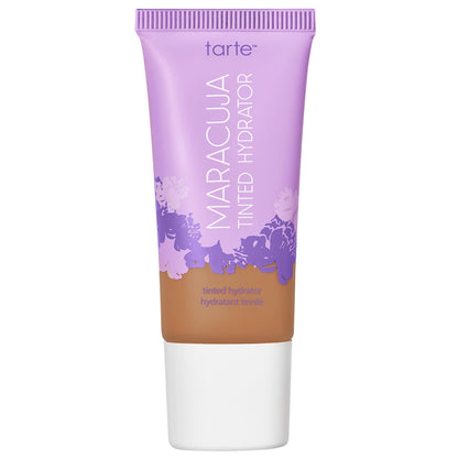 tarte maracuja tinted moisturizer – Lightweight Sheer Foundation with Buildable Longwear Coverage, Hyaluronic Acid for Hydrated Skin, Vegan & Cruelty-Free, full size, 36H medium-tan honey - dailyvitalstore