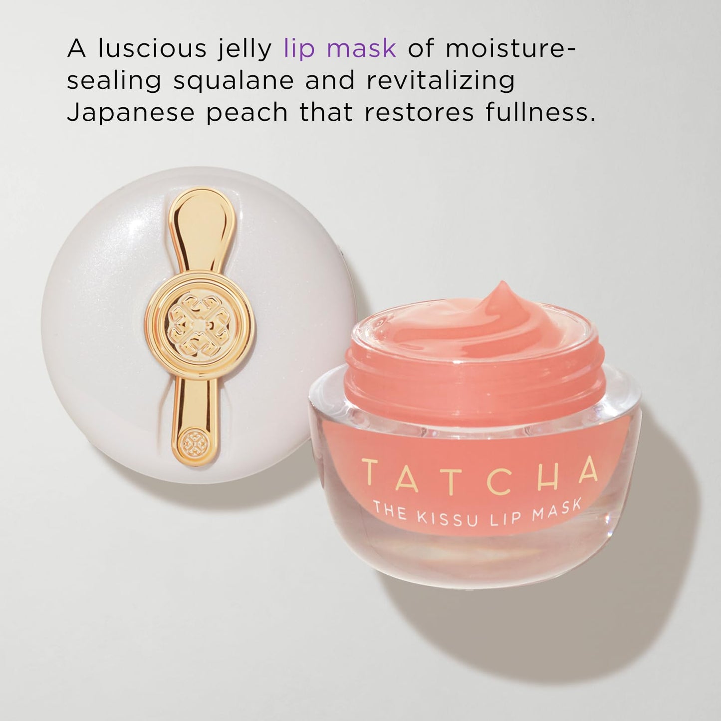 Tatcha Kissu Lip Mask | Overnight Lip Mask, Visibly Plumps and Softens for Lush Lips, 9.0 G | 0.32 oz - dailyvitalstore