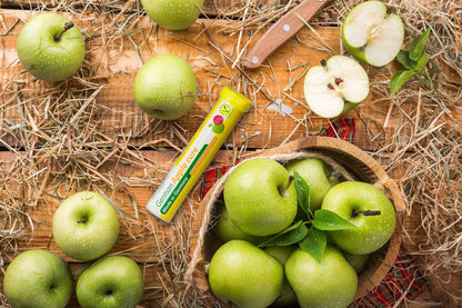 T&D German Apple Cure - 40 Vegan Drink Effervescent Tablets - Apple Flavor - Made in Germany - dailyvitalstore