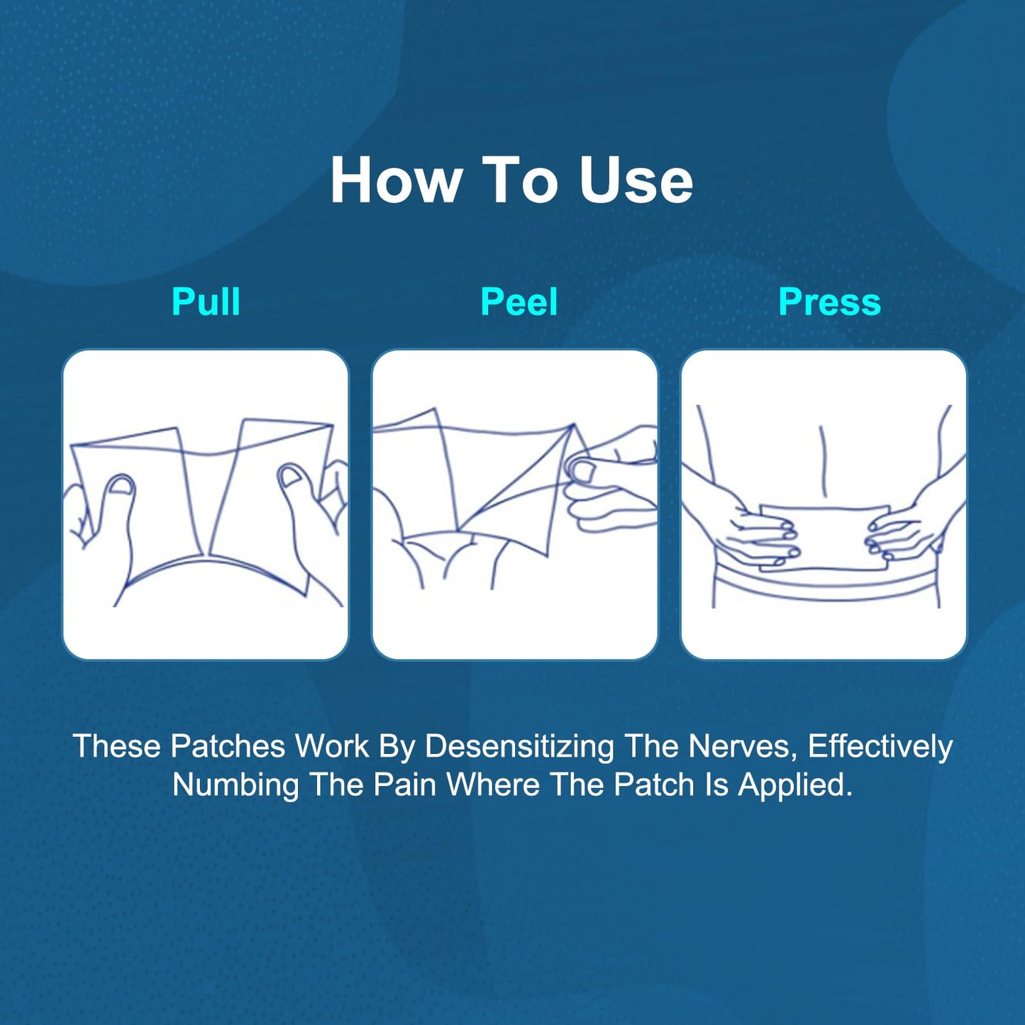 Teemofe 4% Lidocaine Pain Relief Patches – Maximum OTC Strength, Fast-Acting Targeted Relief, 30 Count, for Everyday Muscle & Joint Discomfort - 260130-2 - dailyvitalstore