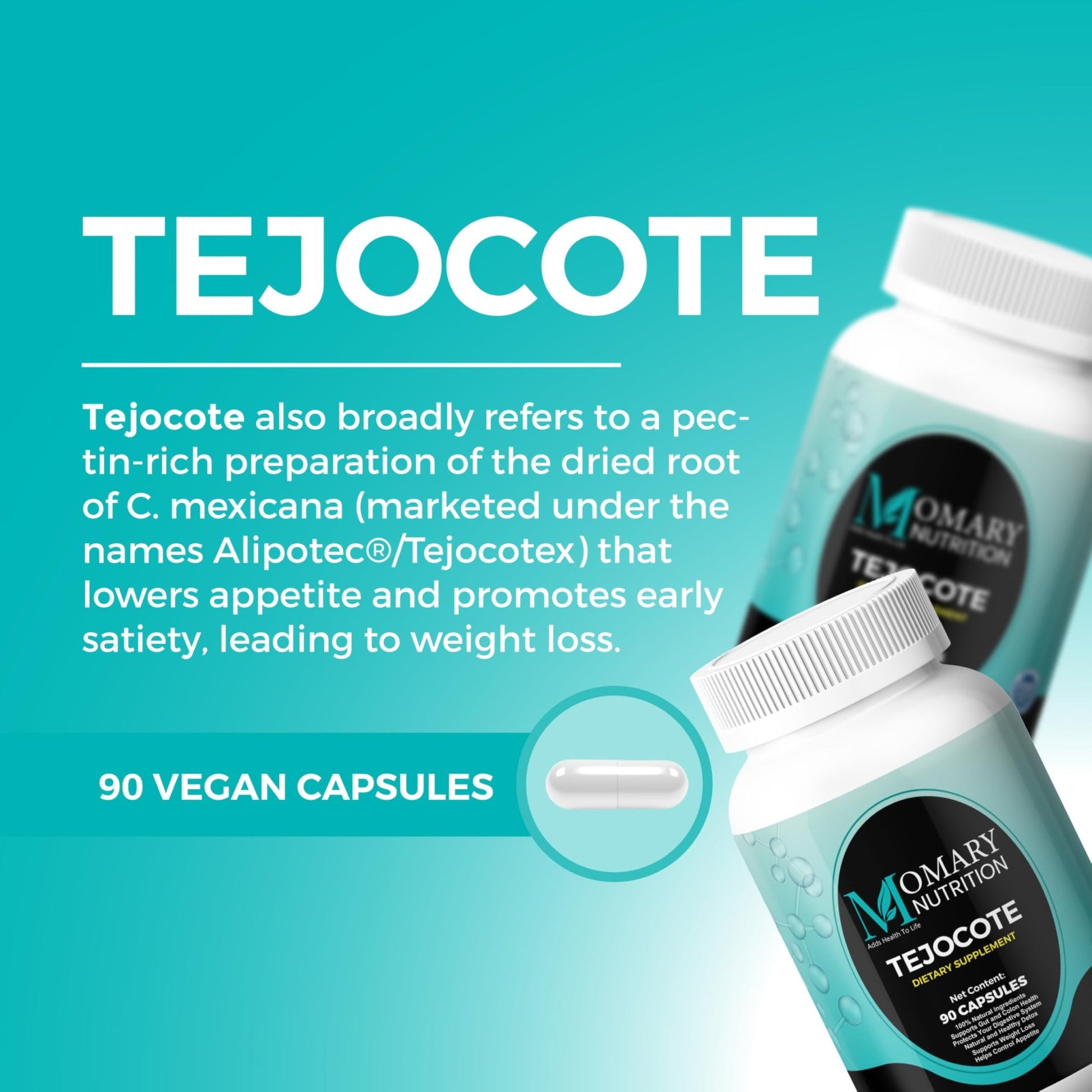 Tejocote Root with Spirulina Algae and Nopal Prickly Pear Cactus | Natural Detox & Management Support | Natural upport - dailyvitalstore