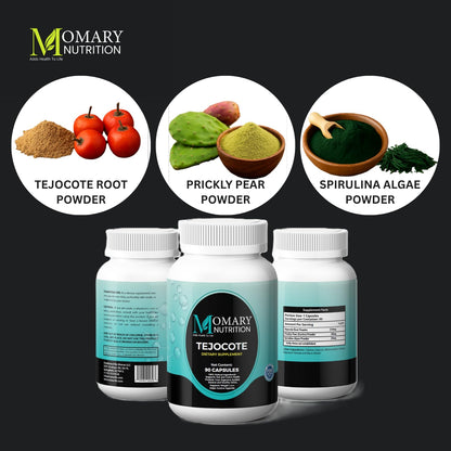 Tejocote Root with Spirulina Algae and Nopal Prickly Pear Cactus | Natural Detox & Management Support | Natural upport - dailyvitalstore
