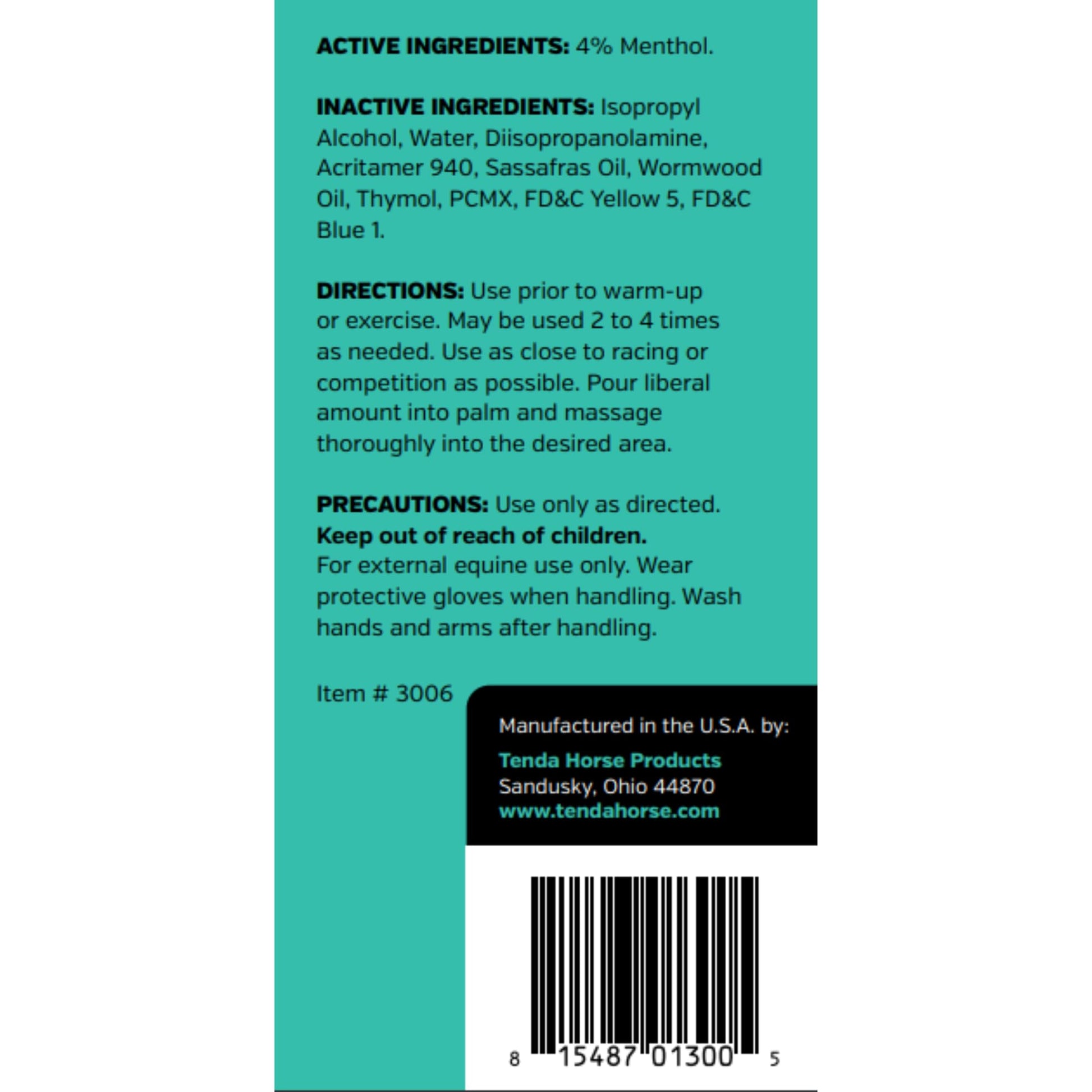 Tenda Liniment Gel - Designed to Provide Temporary Soothing, Relief for Sore and Stiff Muscles - dailyvitalstore