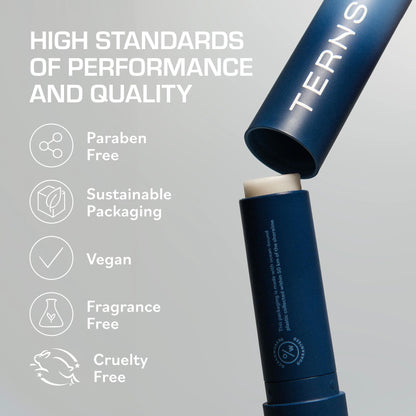 TERNS Everyday Lip Balm | Hyaluronic Acid + Baobab & Meadowfoam Oils, Algae-Powered Sirenas Complex OS, Refreshing Mint, Non-Sticky Cushion Glide, Cruelty-Free - dailyvitalstore