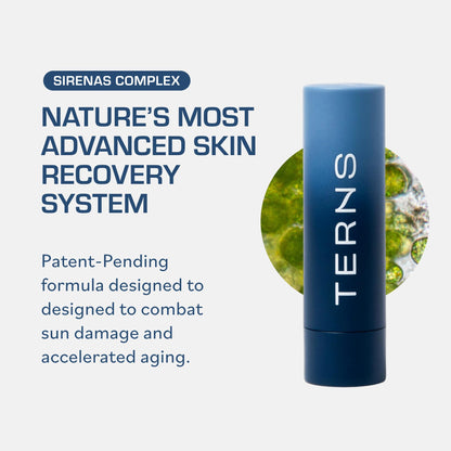 TERNS Everyday Lip Balm | Hyaluronic Acid + Baobab & Meadowfoam Oils, Algae-Powered Sirenas Complex OS, Refreshing Mint, Non-Sticky Cushion Glide, Cruelty-Free - dailyvitalstore