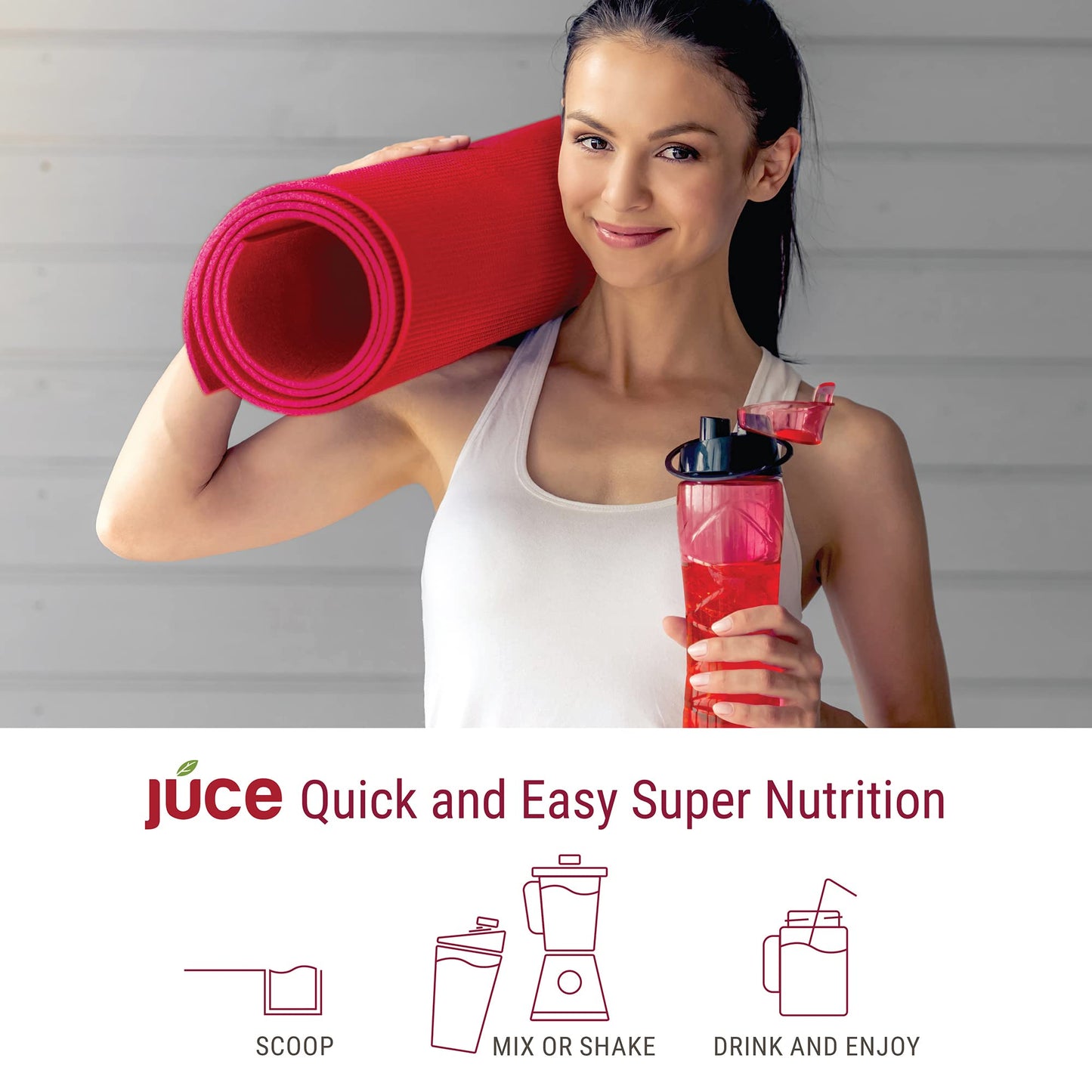 Terra Kai Organics JUCE Reds Organic Superfood Powder - Garden Berry Flavor | Fruit & Veggie Powder for Everyone w/64 Immune Boosting Superfood Plus Probiotics for Gut Health | 20 Servings (230g) - dailyvitalstore