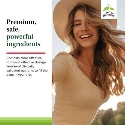 Terry Naturally Clinical Essentials - Supplement to Aid Bone, Cardiovascular & Immune Health - Supplement with Chelated Minerals - dailyvitalstore