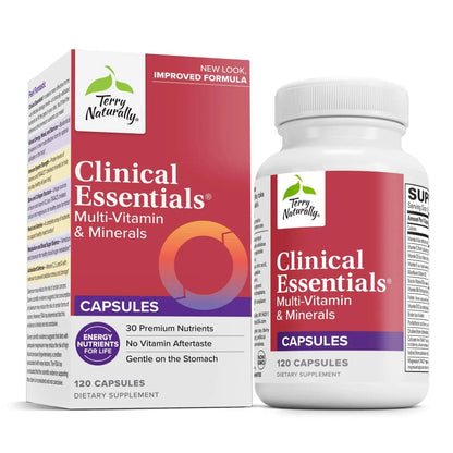Terry Naturally Clinical Essentials - Supplement to Aid Bone, Cardiovascular & Immune Health - Supplement with Chelated Minerals - dailyvitalstore