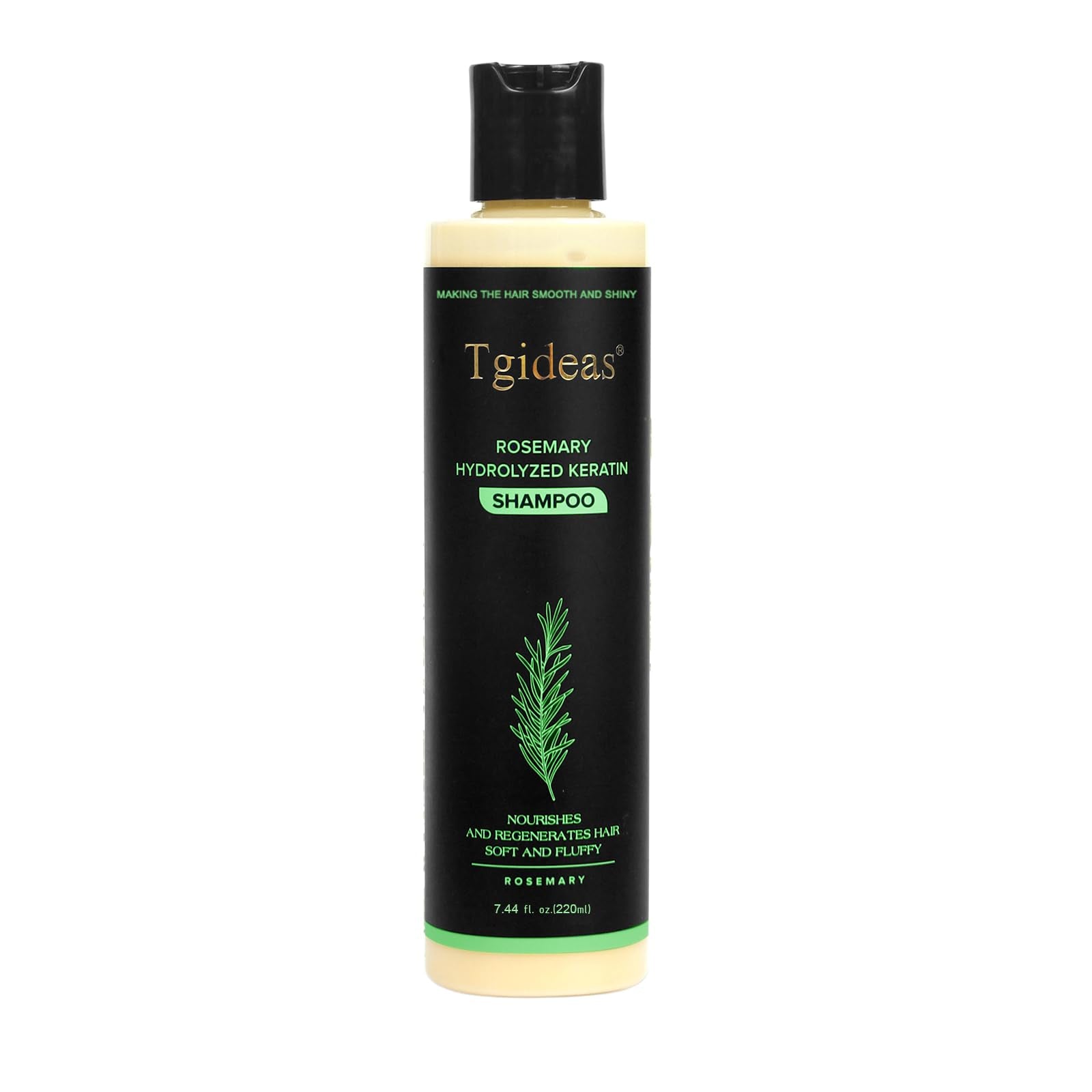 Tgideas Organic Rosemary Hair Growth Shampoo for Women and Men-Natural Thickening & Strengthening Shampoo with Hydrolyzed Keratin - dailyvitalstore