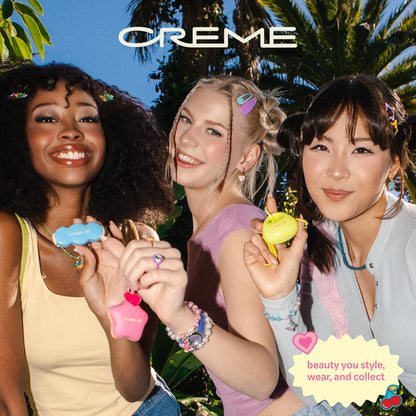 The Crème Shop Shimmer Pop Clip-On Lip Gloss | Korean Makeup, Cute Clip Accessory, Hydrating, Non-Sticky, Shea Butter, Hyaluronic Acid, Vitamine E- Gravity Glow - dailyvitalstore