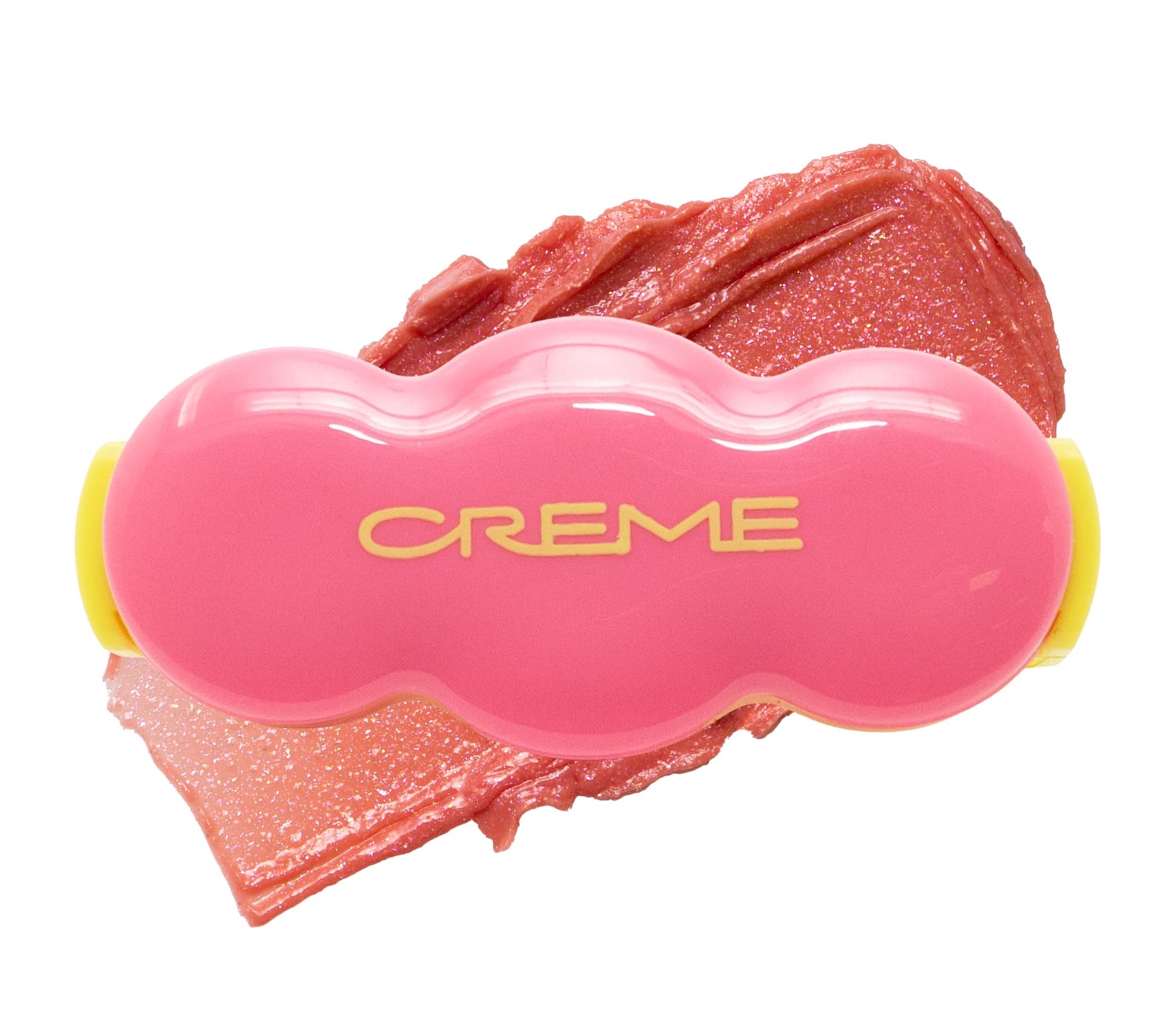The Crème Shop Shimmer Pop Clip-On Lip Gloss | Korean Makeup, Cute Clip Accessory, Hydrating, Non-Sticky, Shea Butter, Hyaluronic Acid, Vitamine E- Nude Orbit - dailyvitalstore
