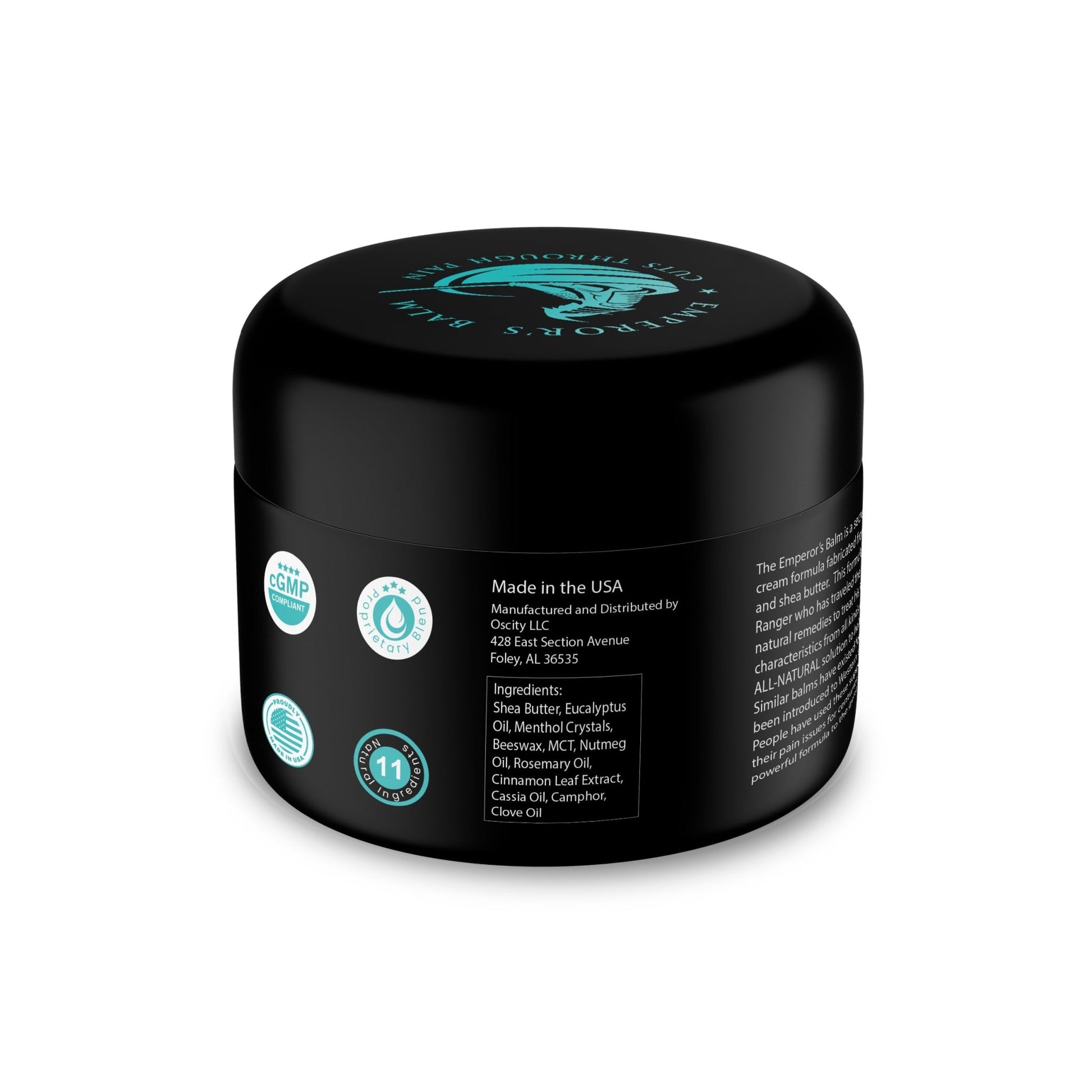 The Emperor's Balm Joint & Muscle Pain Relief Cream – Fast-Acting, Non-Greasy, Long-Lasting Natural Formula – Soothing Rub for Back, Shoulder, Neck & Whole Body - 2oz - dailyvitalstore