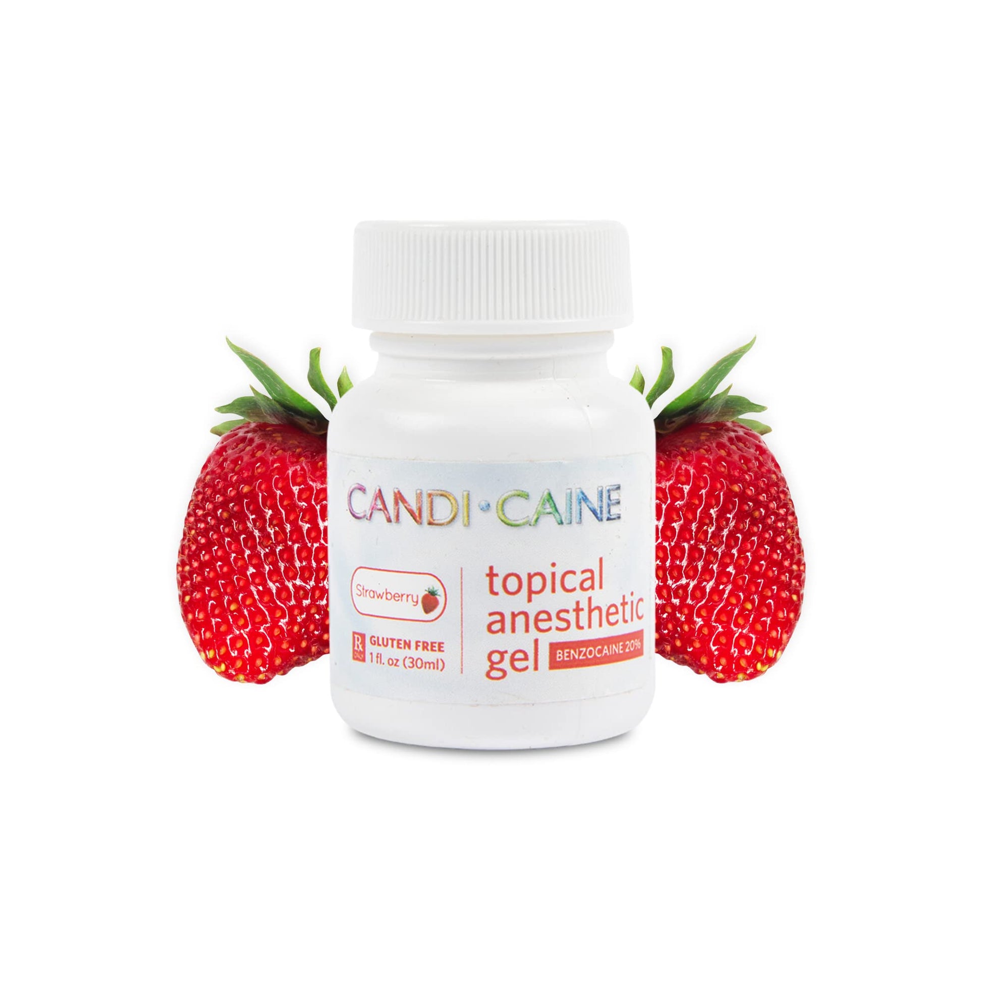 The Essentials Dynamic Dental Candi Caine, Topical Anesthetic Gel, 1 oz, Strawberry Flavor - dailyvitalstore