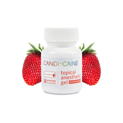 The Essentials Dynamic Dental Candi Caine, Topical Anesthetic Gel, 1 oz, Strawberry Flavor - dailyvitalstore
