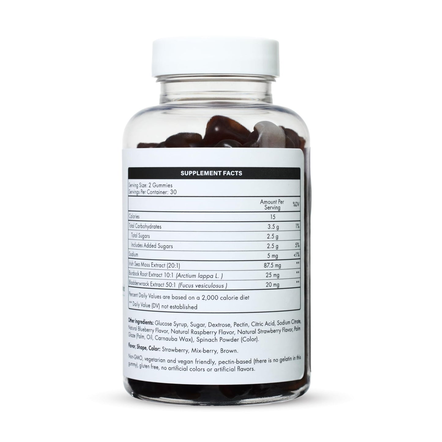 The EverÉ Natural Alchemy Sea Moss with Bladderwrack & Burdock Root – Vegan, Plant-Based Gummies with Minerals & Botanicals – Mixed-Berry Flavor, Non-GMO & Gluten-Free - dailyvitalstore