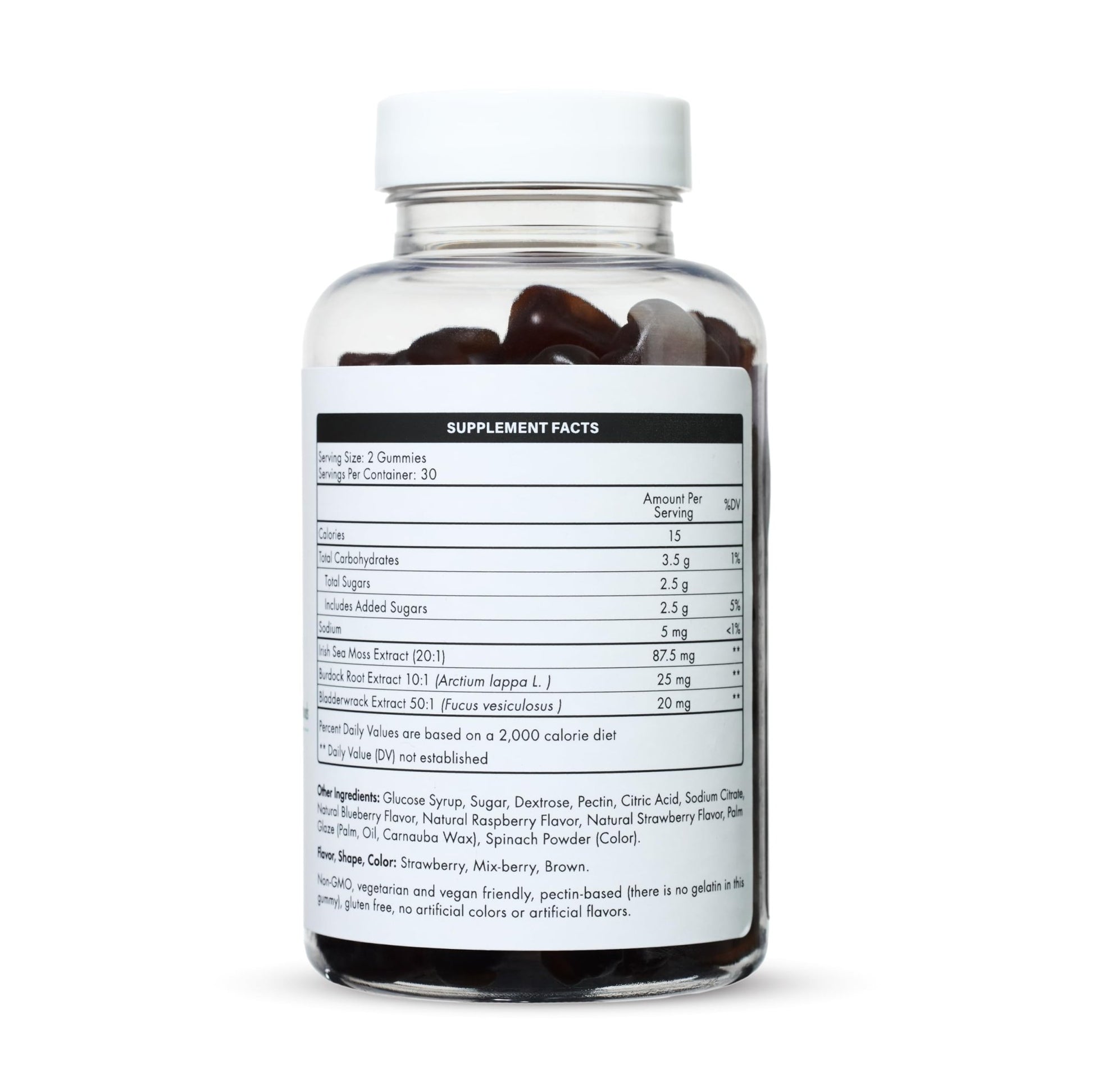 The EverÉ Natural Alchemy Sea Moss with Bladderwrack & Burdock Root – Vegan, Plant-Based Gummies with Minerals & Botanicals – Mixed-Berry Flavor, Non-GMO & Gluten-Free - dailyvitalstore