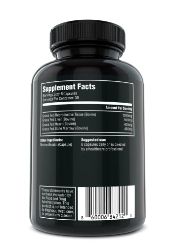 The Fittest Queen Organ Supplement, Hormone & Energy Support, 180 Capsules - dailyvitalstore