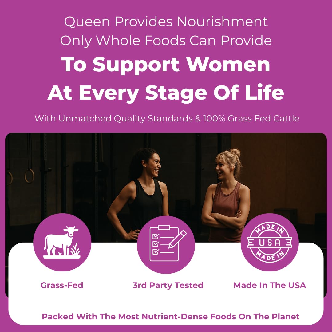 The Fittest Queen Organ Supplement, Hormone & Energy Support, 180 Capsules - dailyvitalstore