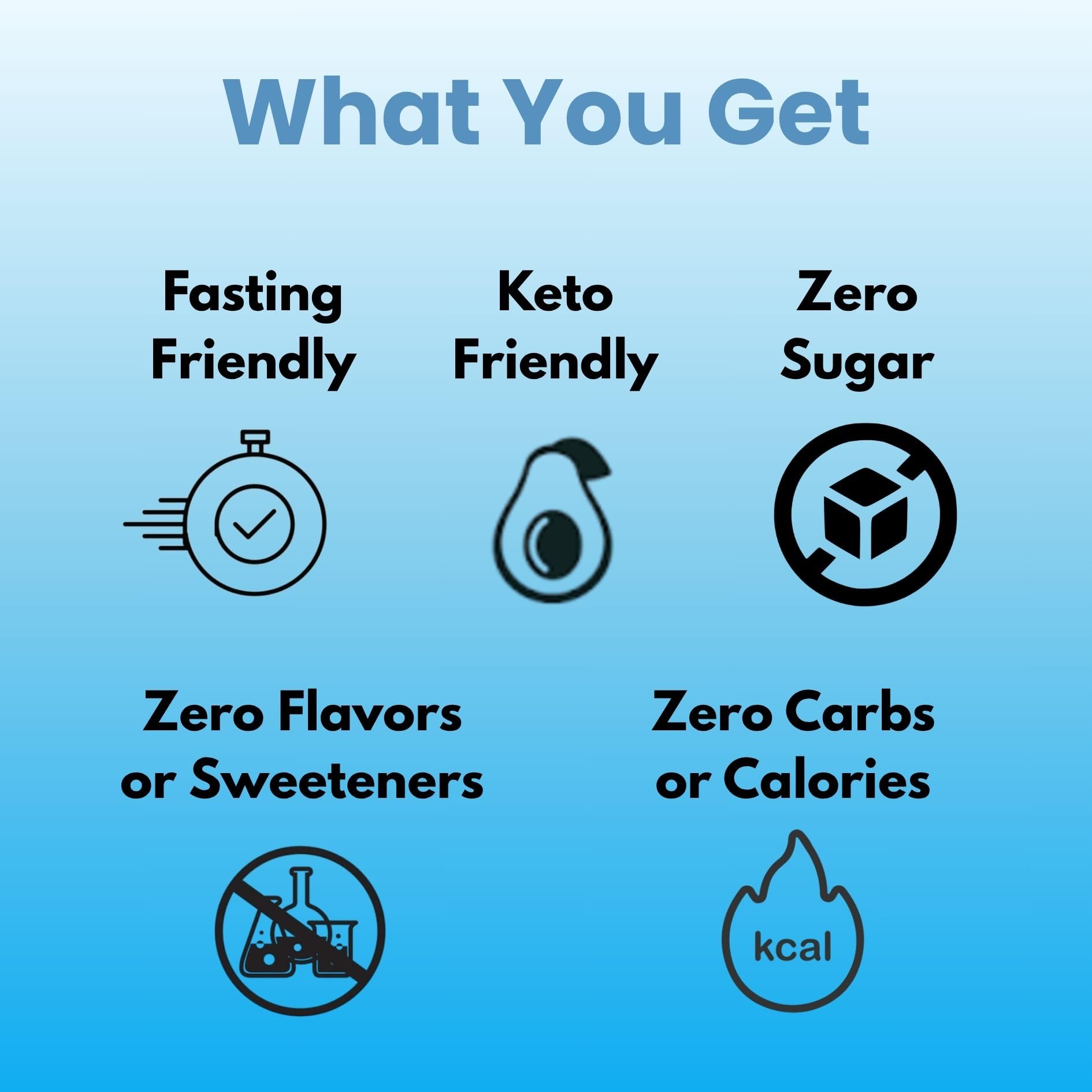 The Good Intentions Club Fasting Electrolytes - Unflavored Electrolyte Powder - 100 Servings - Fasting Salts - Fasting Supplement - Electrolytes for Fasting - dailyvitalstore