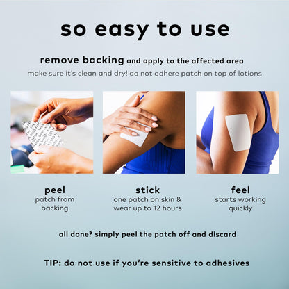The Good Patch Muscle Pain Relief Patches, Natural Patch with Menthol, Lavender, Arnica and Aloe Vera, Sustained Release, Plant Powered Wearable Wellness, For Back, Neck, Arms, Legs (16 Total Patches) - dailyvitalstore